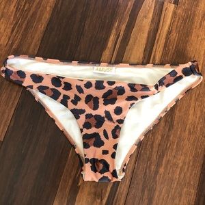 Amuse Cheetah print bikini bottoms